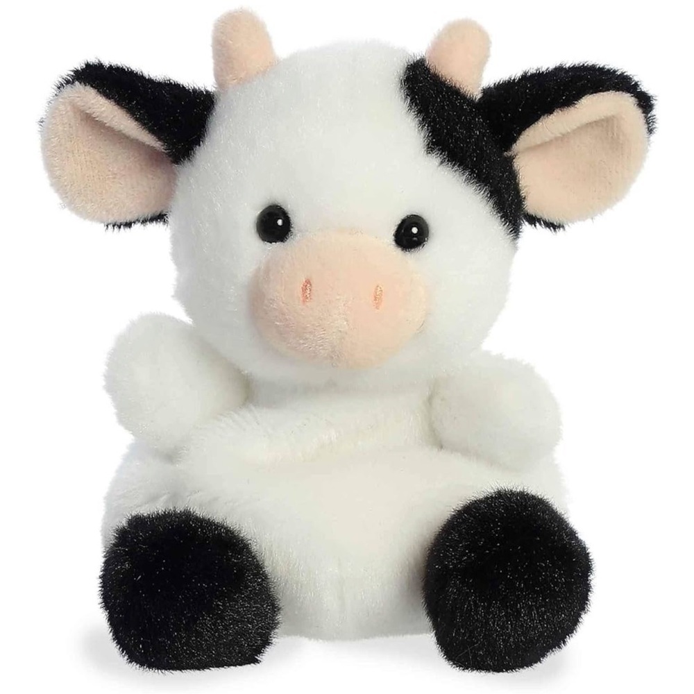 ® Adorable Palm Pals™ Sweetie Cow™ Pocket-Sized Play - White 5 Inches - Picture 1 of 5